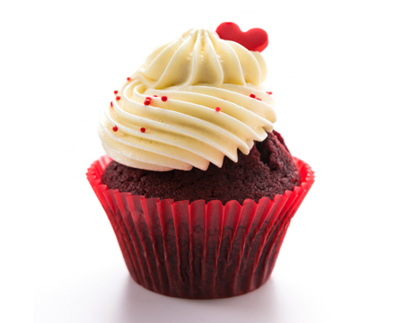 Photo of red velvet cupcake